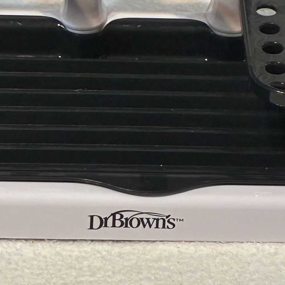 Dr Browns White and Black Bottle Drying Rack